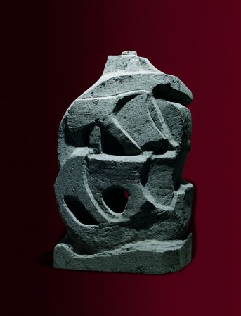 Veliero, 43x33x73, pietra enfero.